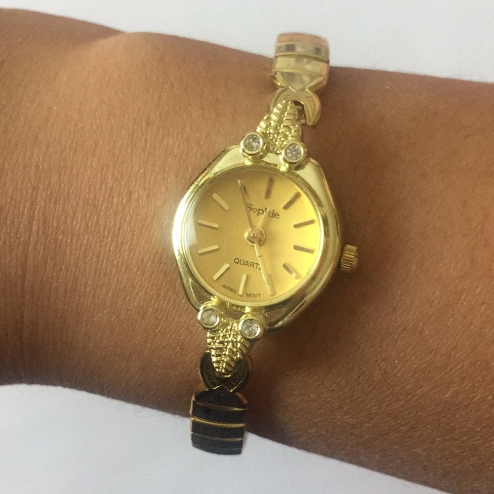 Nordstrom Sophie gold stretch watch